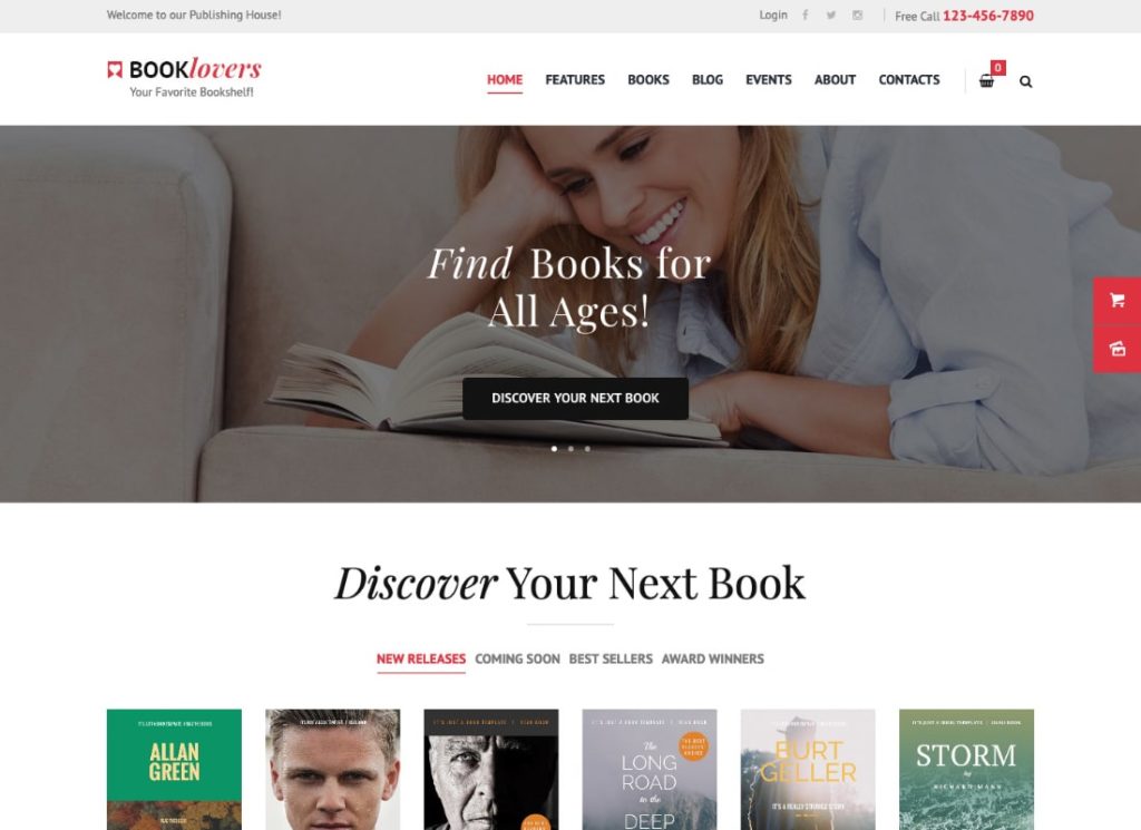 Книжники | Тема WordPress для издательского дома и книжного магазина