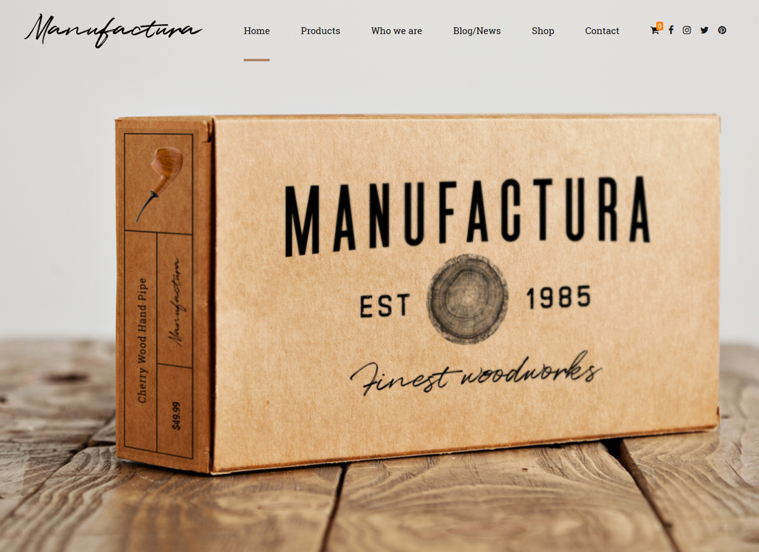 製造 |手工工藝品、工匠、藝術家 WordPress 主題