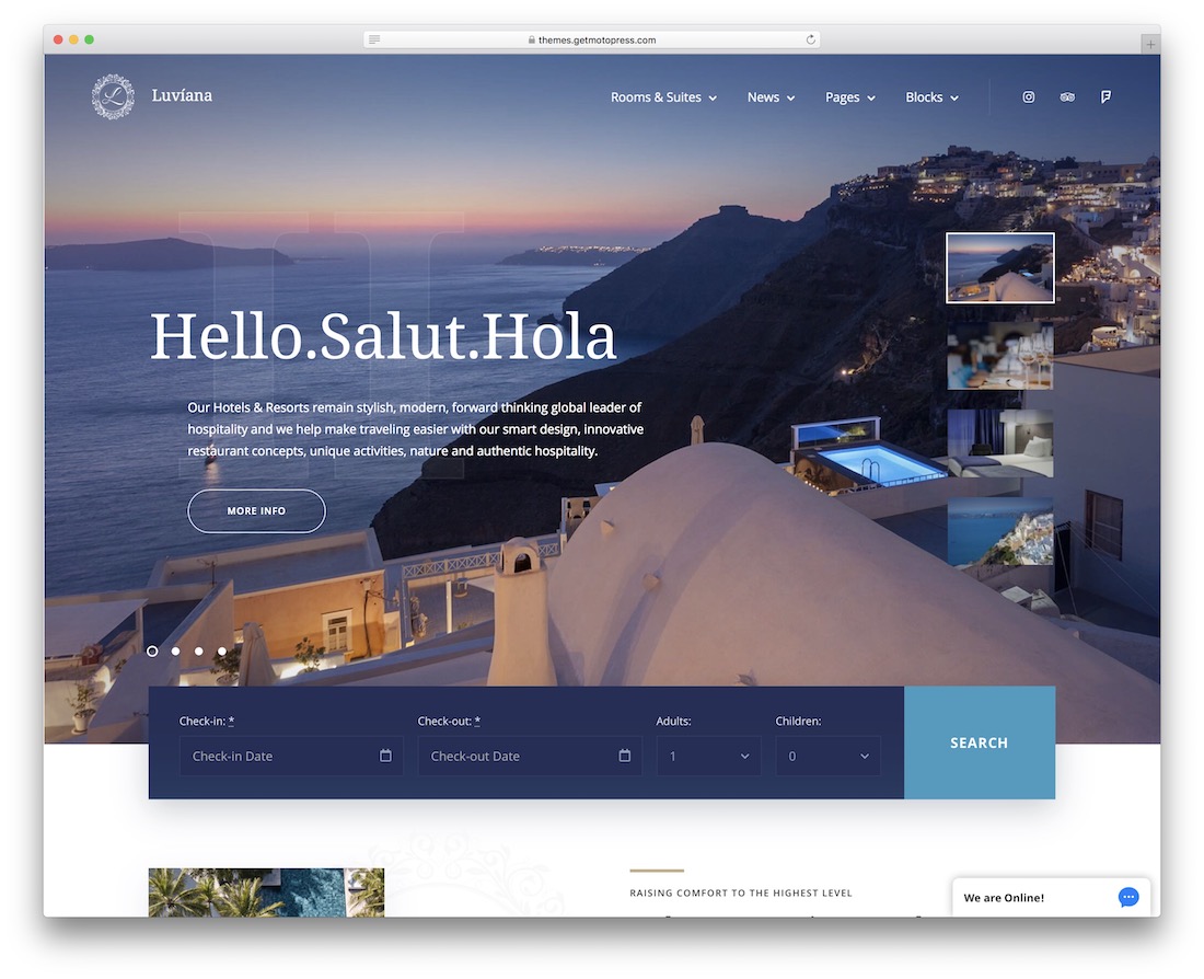 luviana 度假出租 wordpress 主題