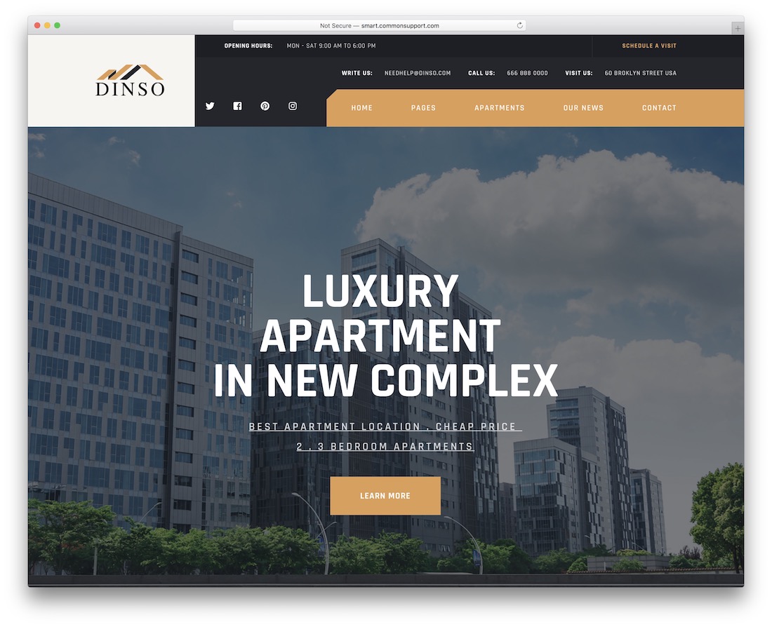 dinso 度假出租 wordpress 主題