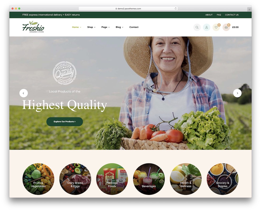 freshio 食物 wordpress 主題