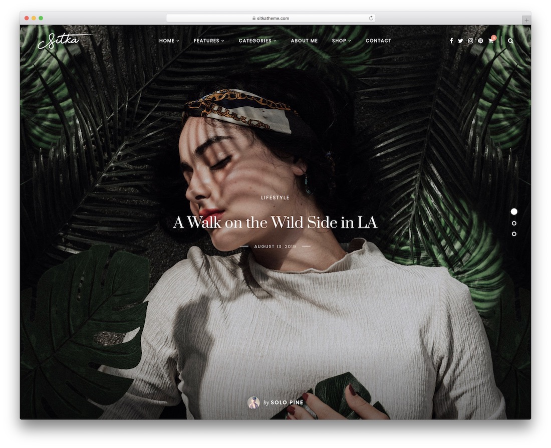 satka 個人博客 wordpress 主題