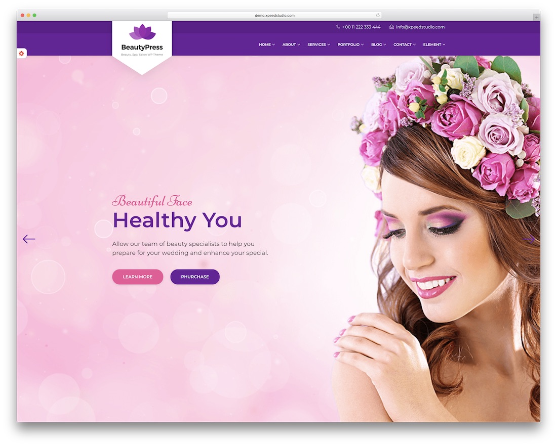 Beautypress 漂亮的網站模板