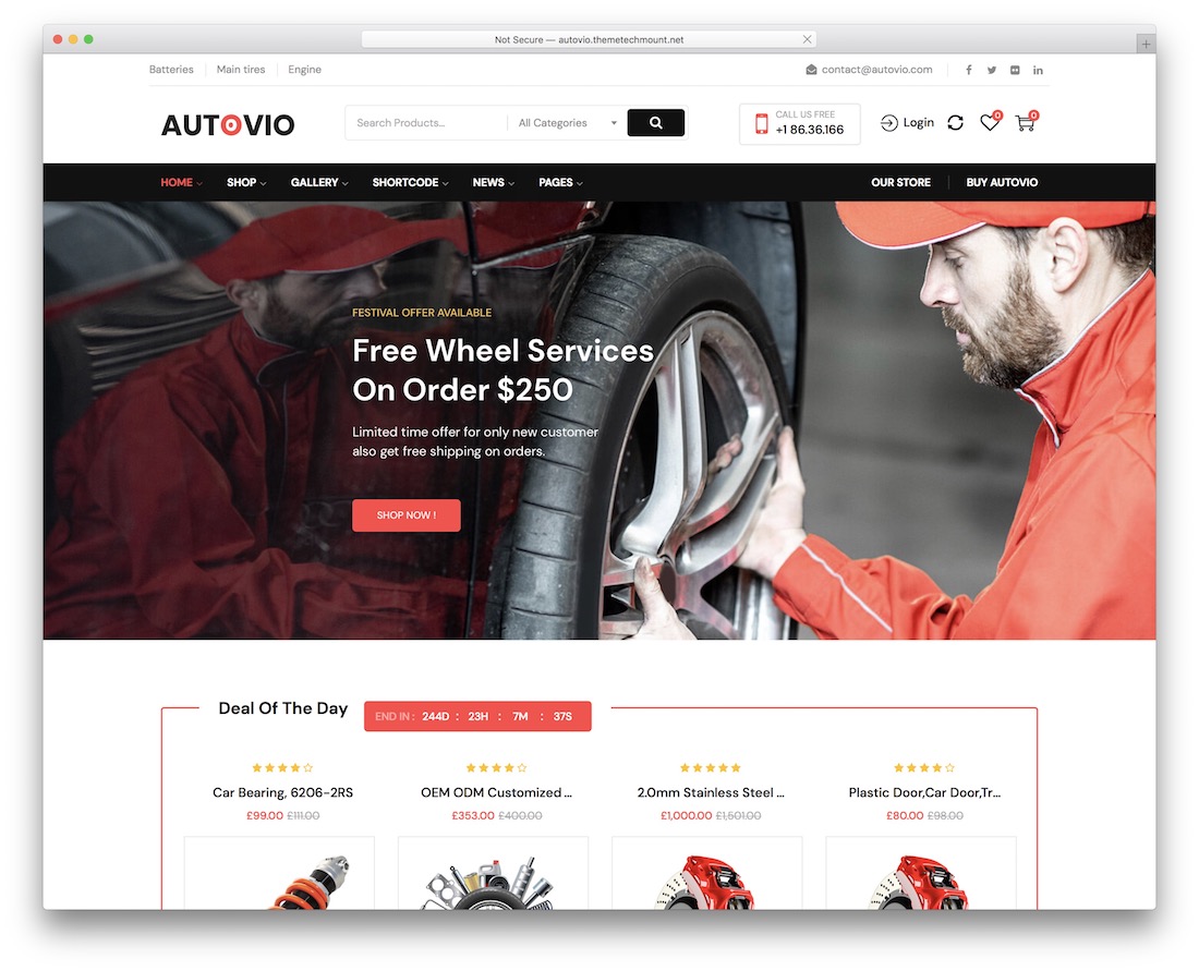 Autovio Auto-Wordpress-Theme