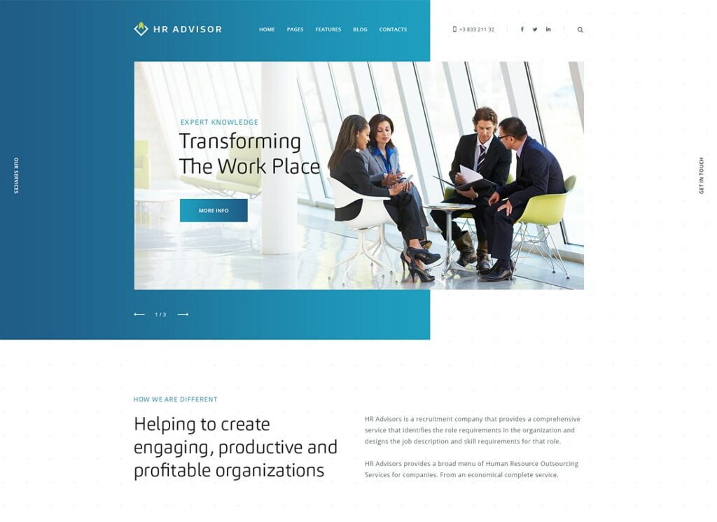 人力資源顧問 |人力資源和招聘 WordPress 主題
