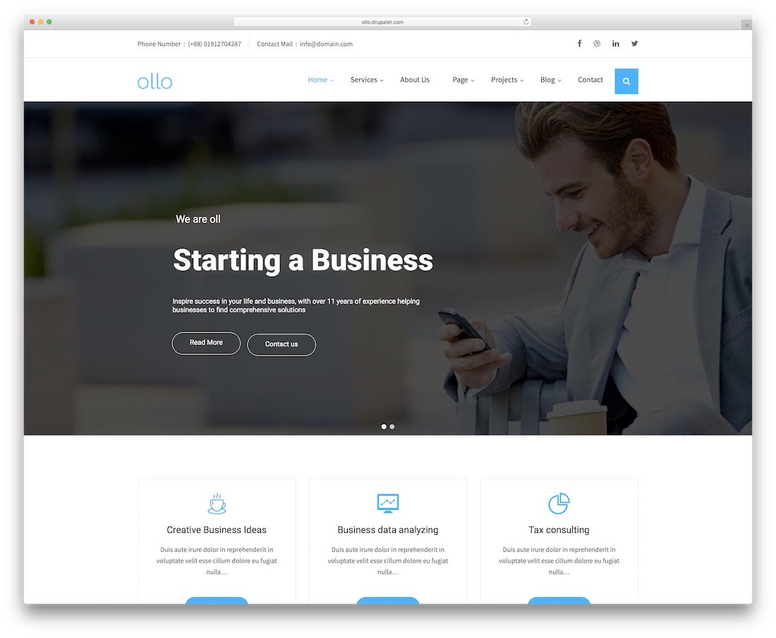 ollo drupal 業務模板