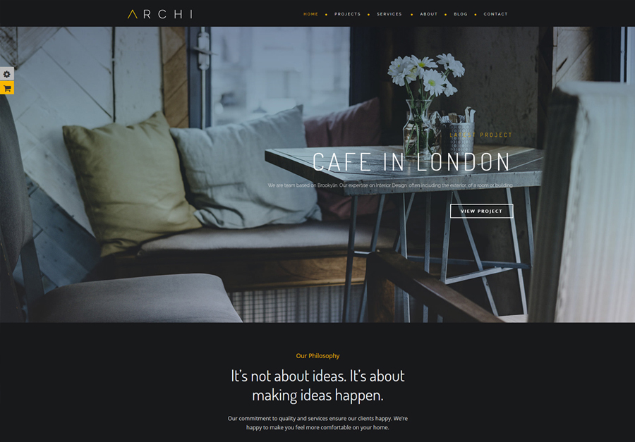 Archi - 室內設計 WordPress 主題
