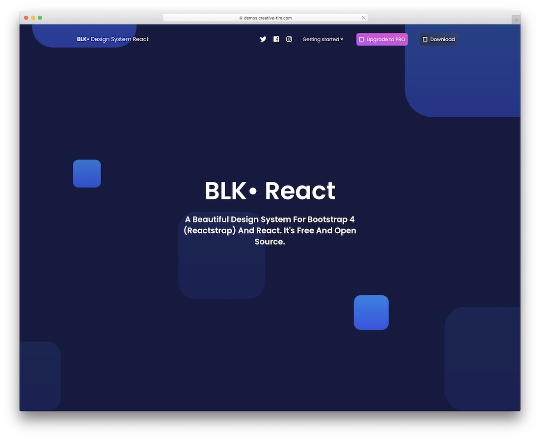 blk design system reacciona libremente