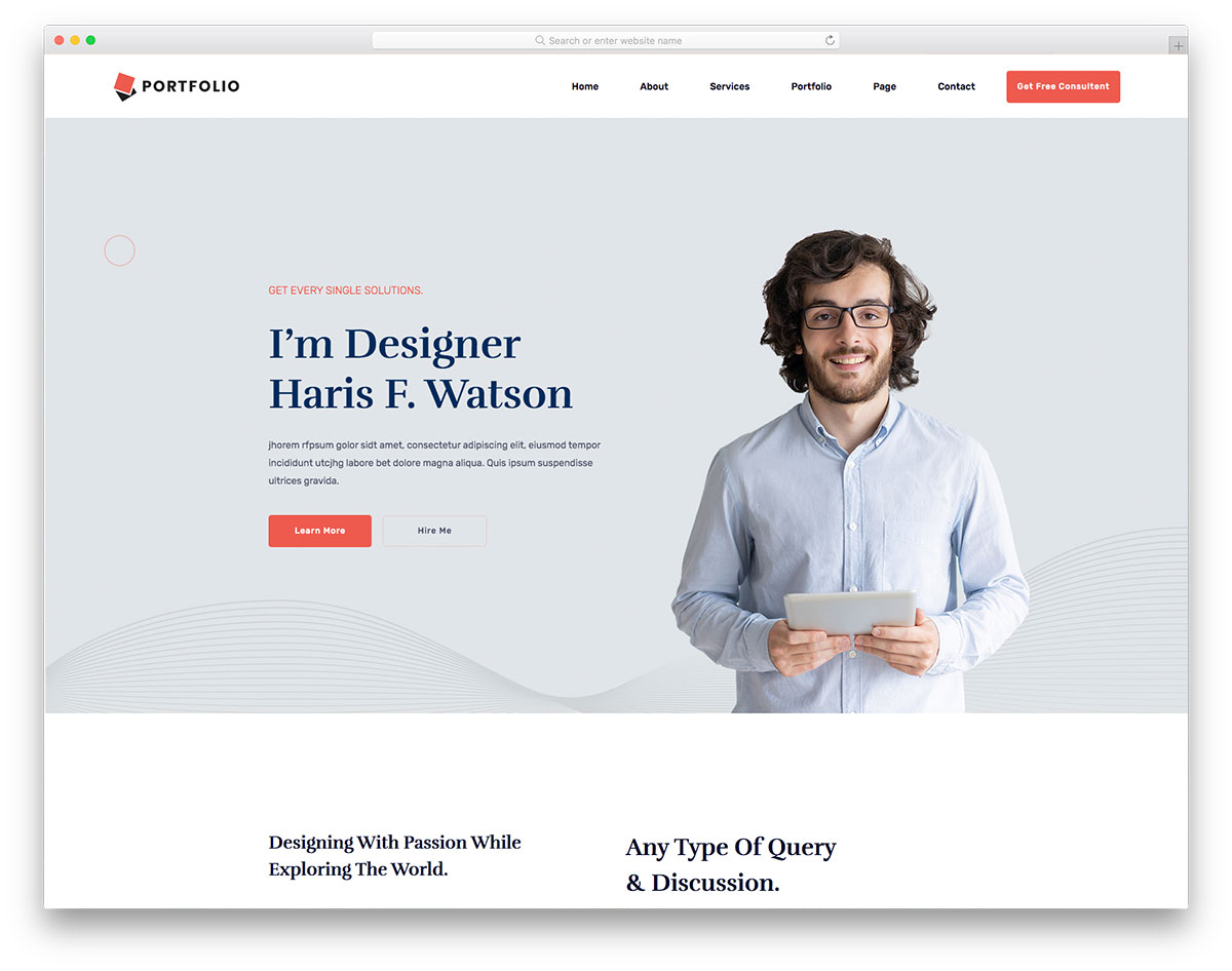 Plantilla Gratis PersonalPortfolio