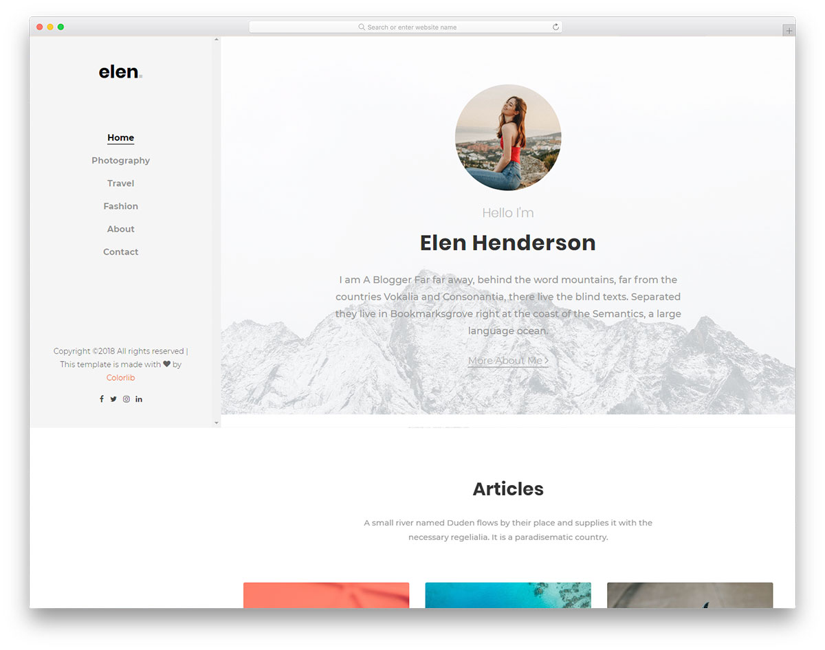 plantilla gratis elen