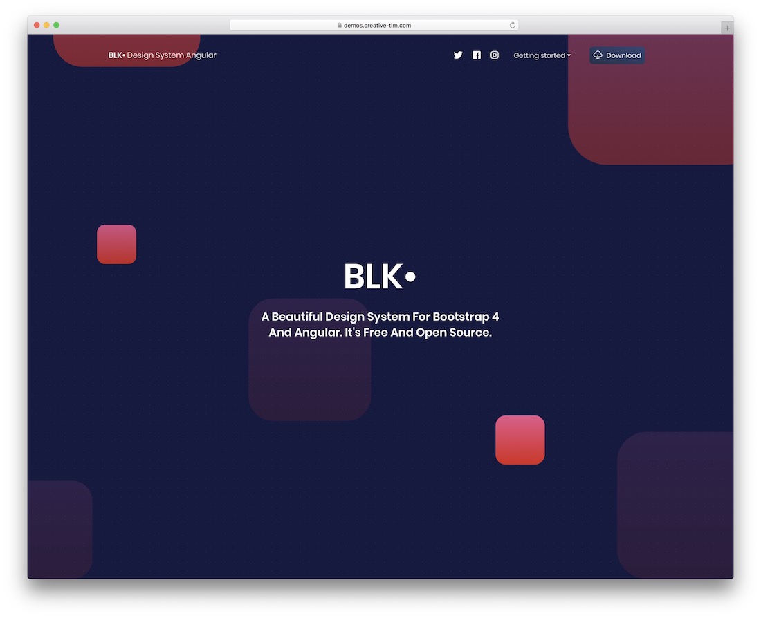 blk 디자인 시스템 앵귤러