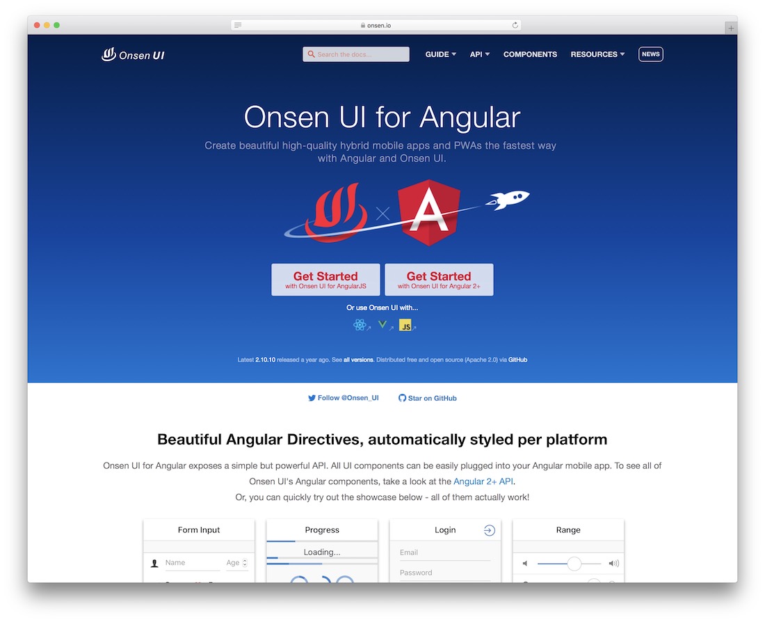 onsen ui dla angular