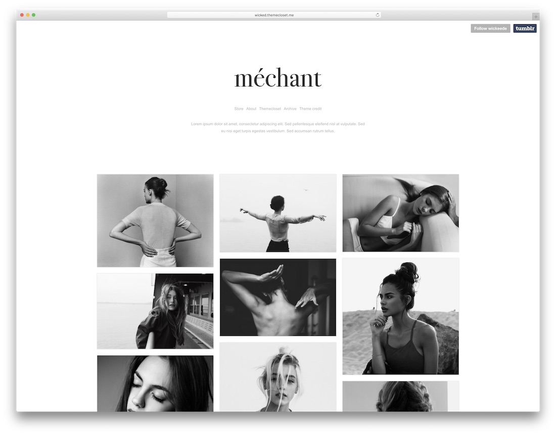 tema tumblr gratis yang jahat