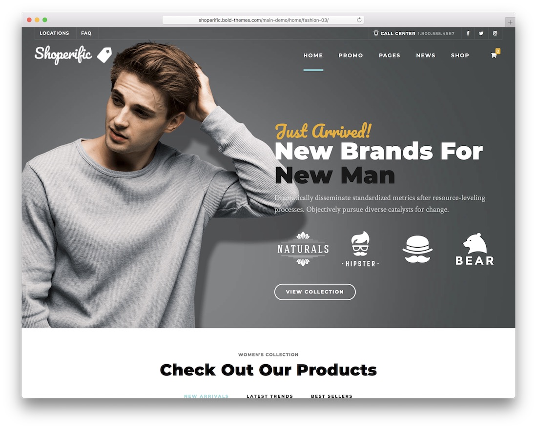 tema e-niaga mode shoperific