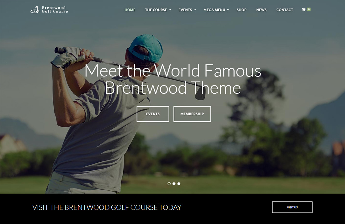 Tema Golf Brentwood WordPress