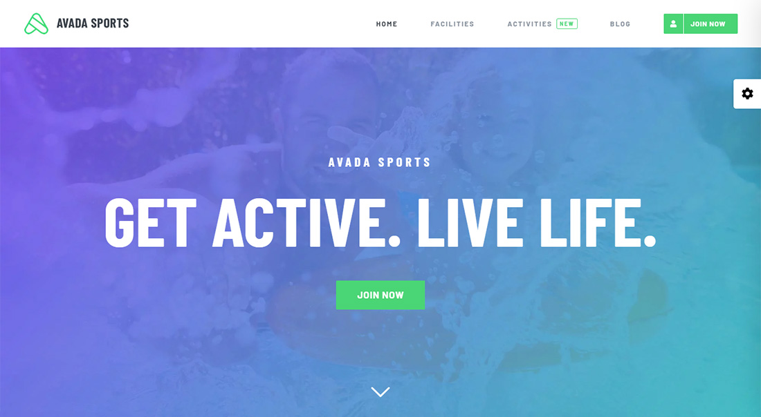 Tema Golf Avada WordPress