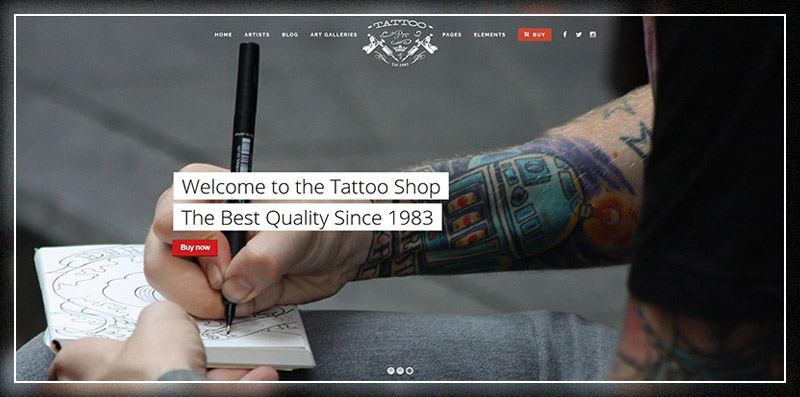 Tattoo Pro - Tema WordPress pentru magazinul tău de tatuaje