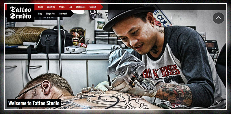 Tattoo Studio - Tema WordPress receptivă
