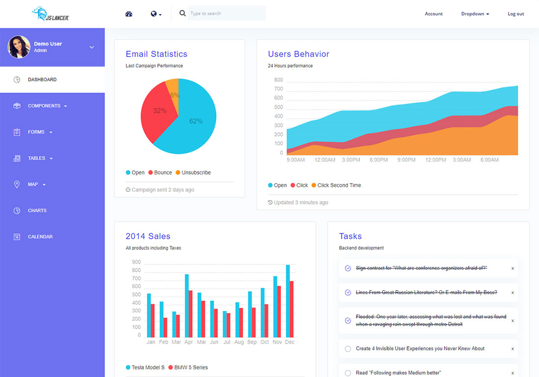 Crystal Dashboard