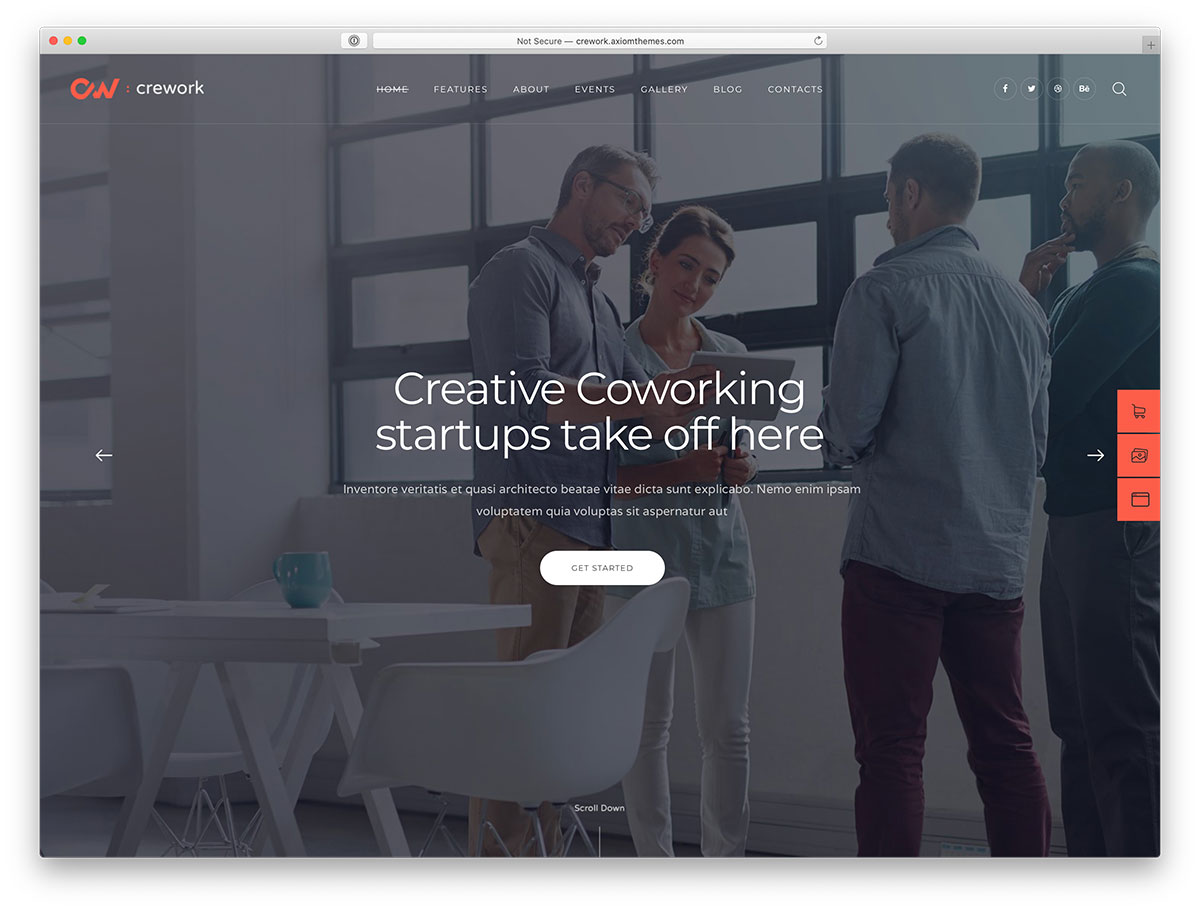 Coworking Space WordPress-Themes