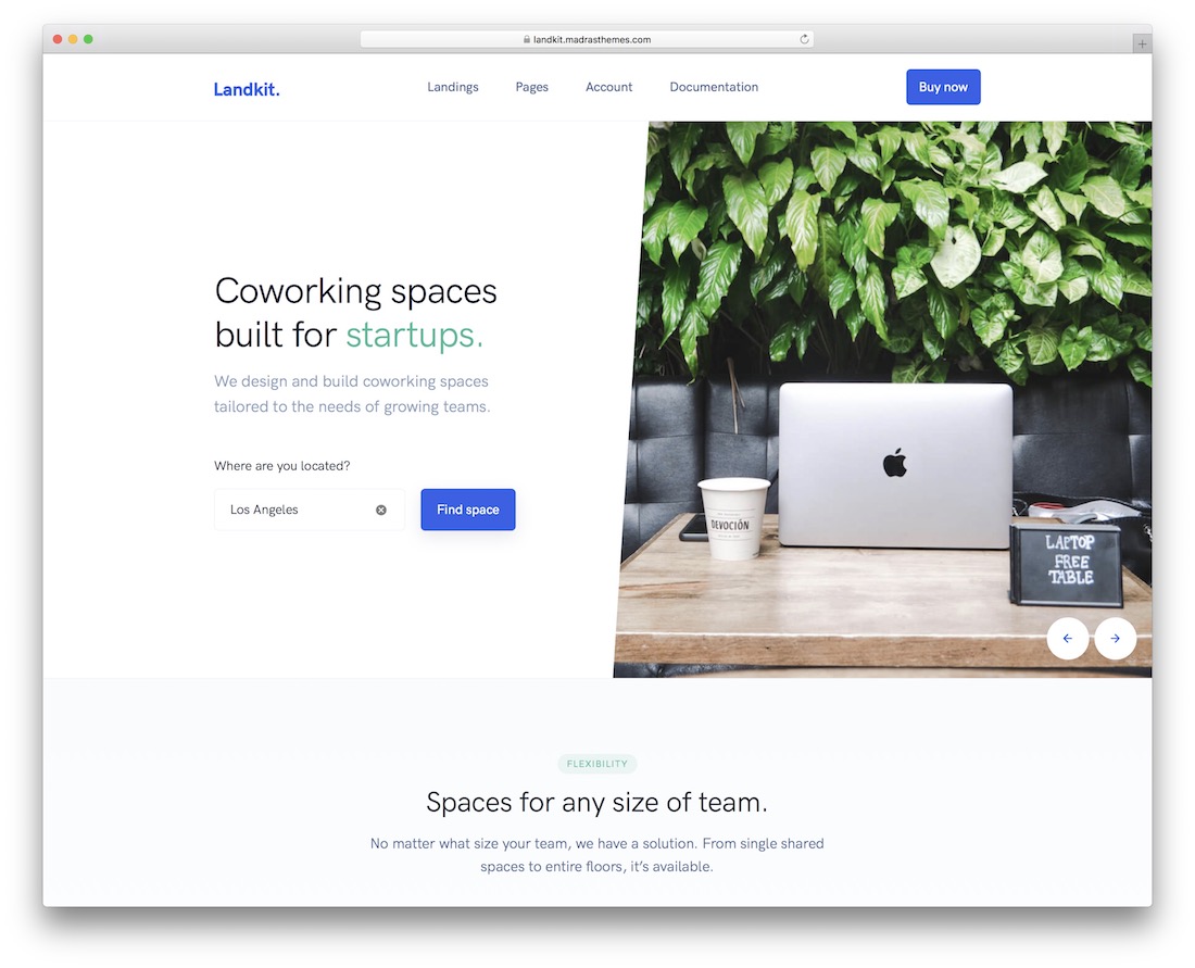 Landkit Coworking WordPress Theme