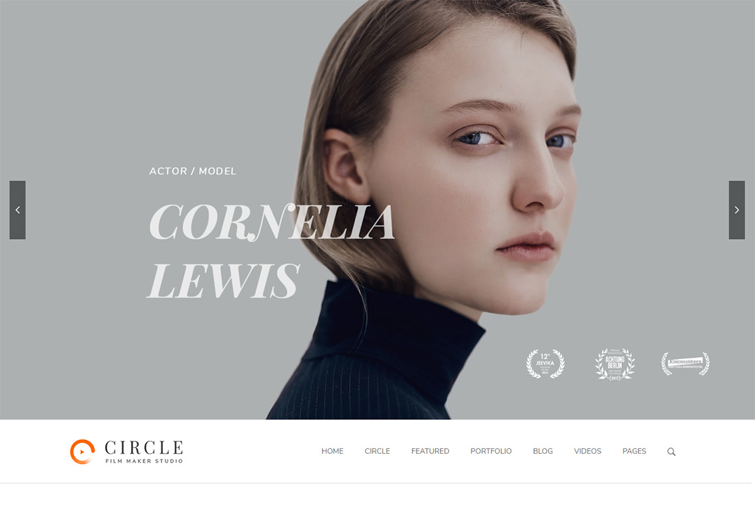 Circle 개인 프로필 WordPress 테마