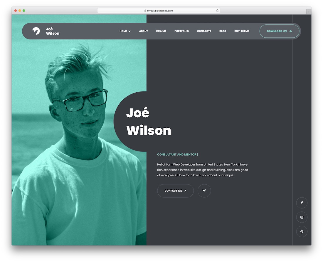 mi tema oscuro de wordpress