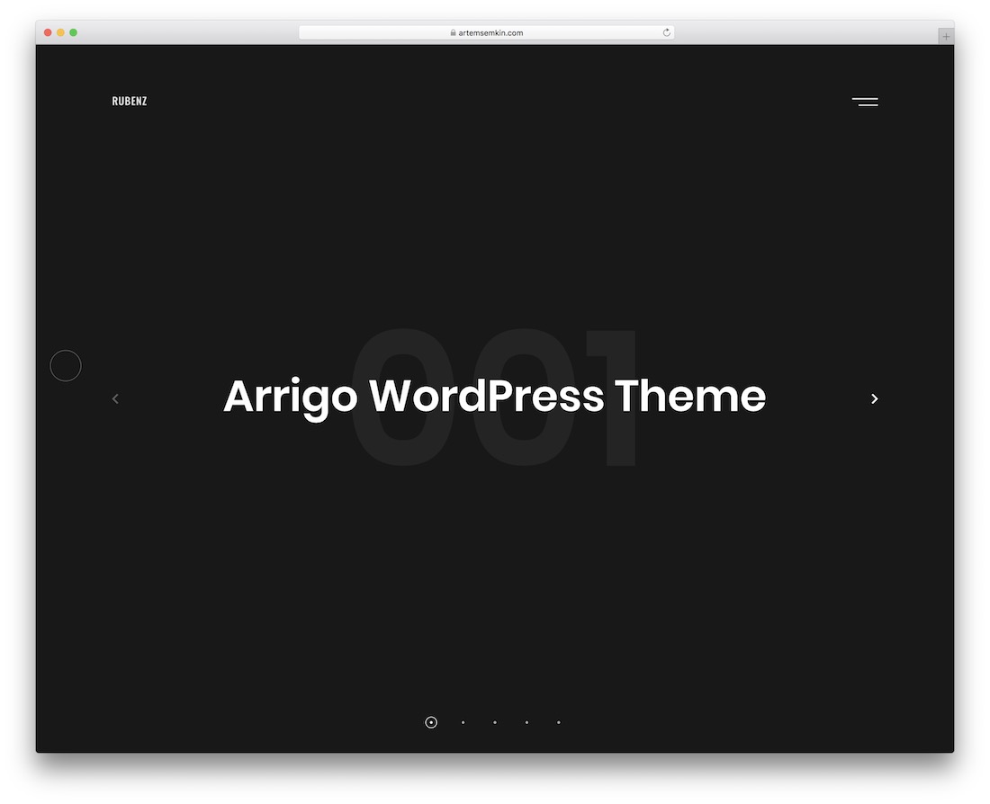 tema de wordpress rubenz