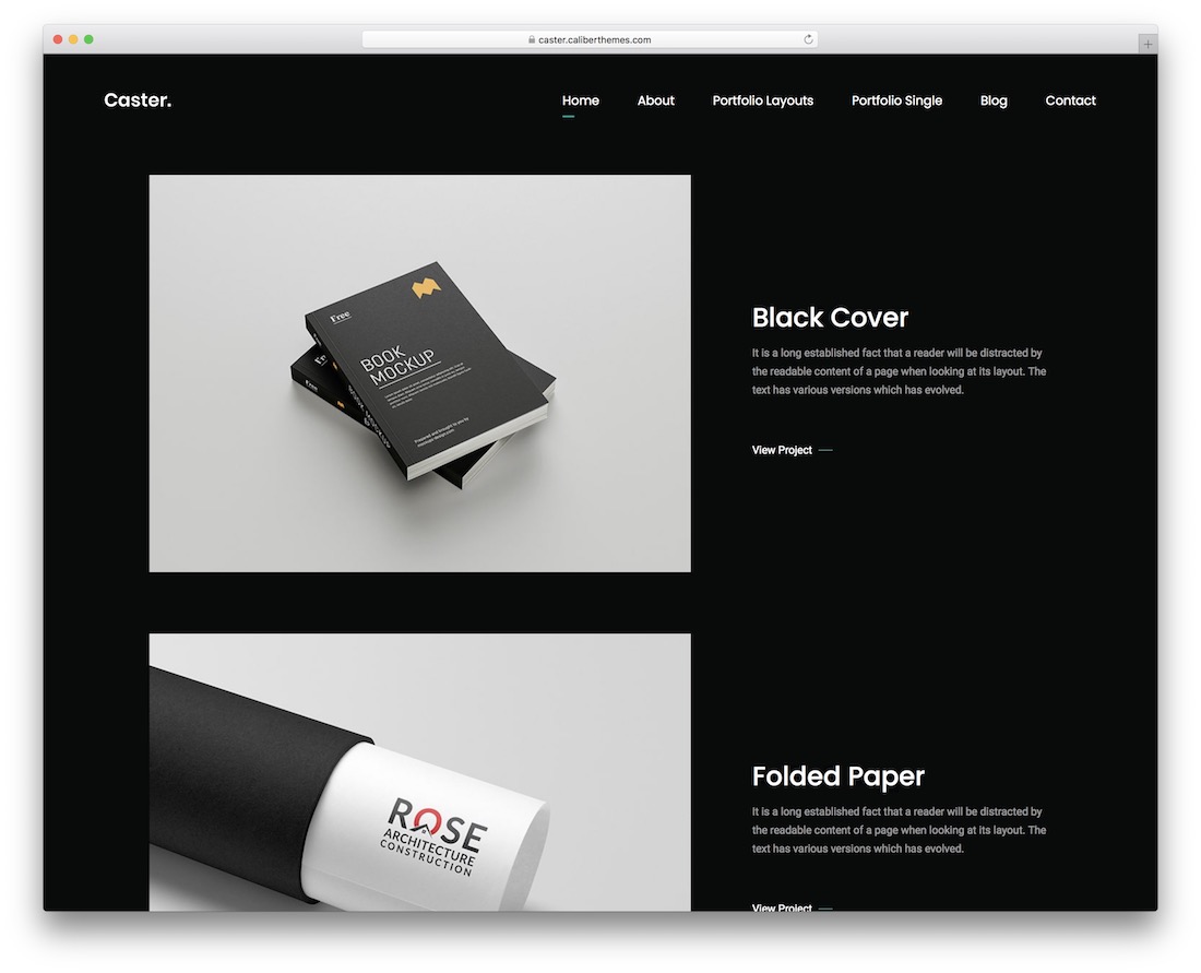 lanzador tema oscuro de wordpress