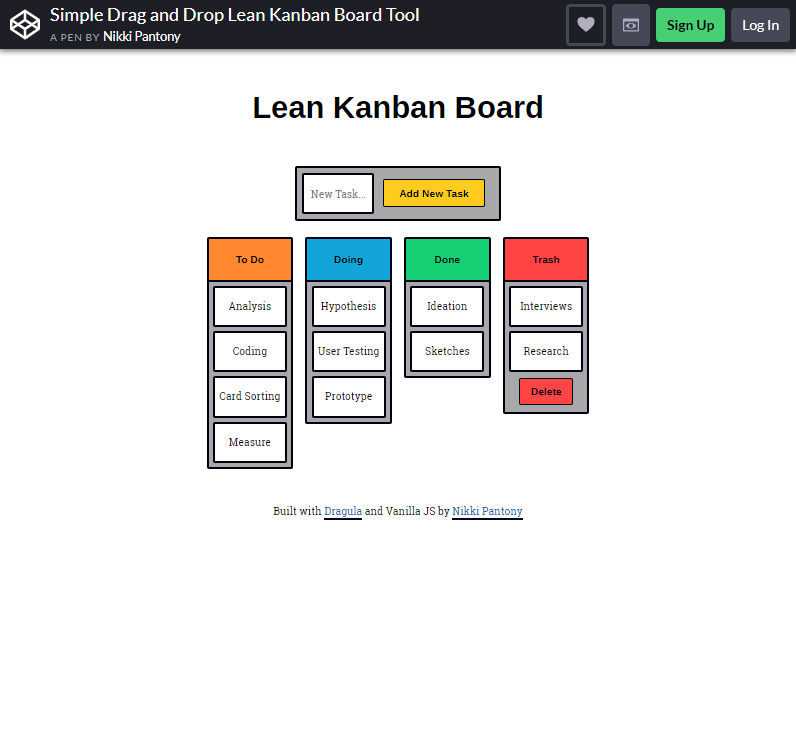 bootstrap arrastrar y soltar