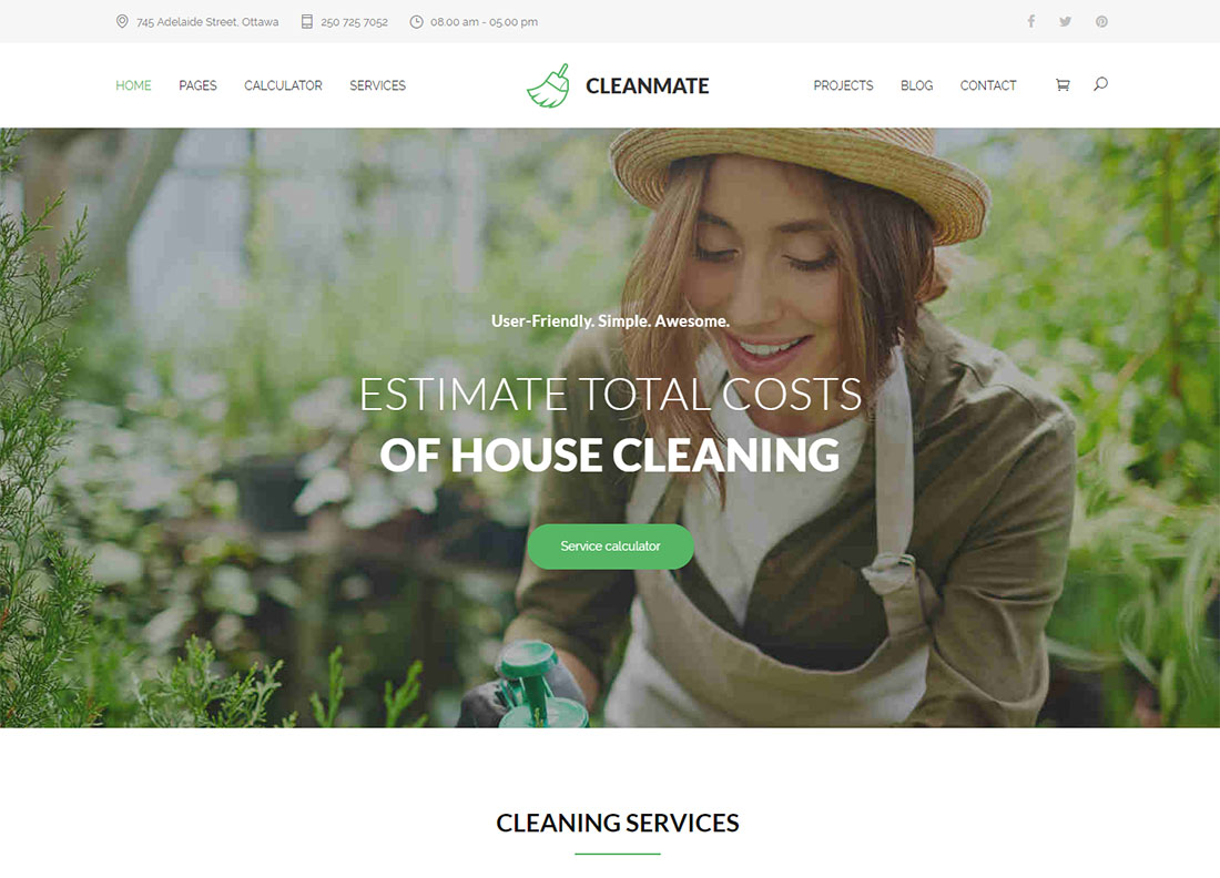 Tema de WordPress CleanMate Pest Control
