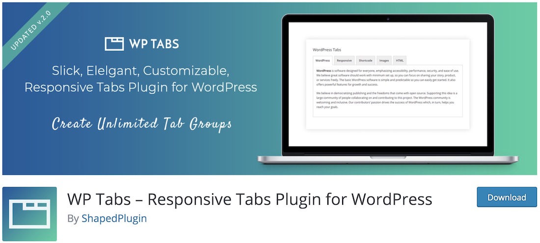 wp expandir pestañas complemento de wordpress