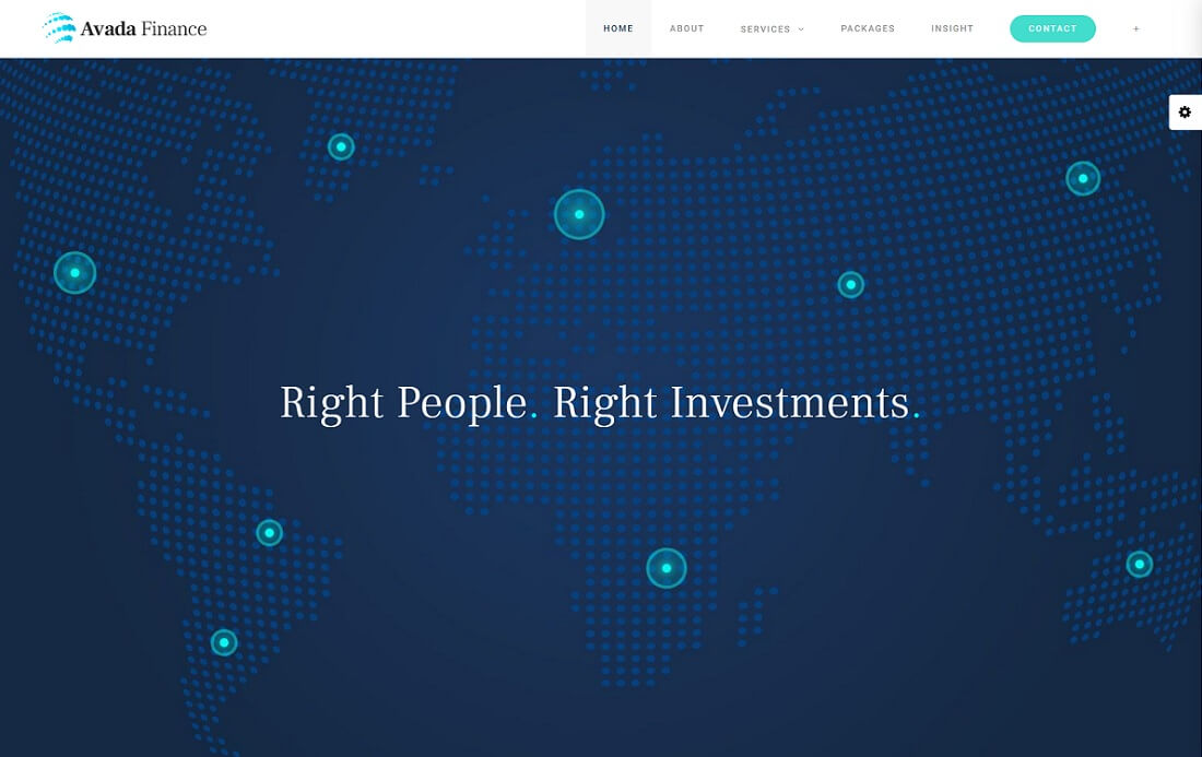 thème wordpress de crypto-monnaie avada finance