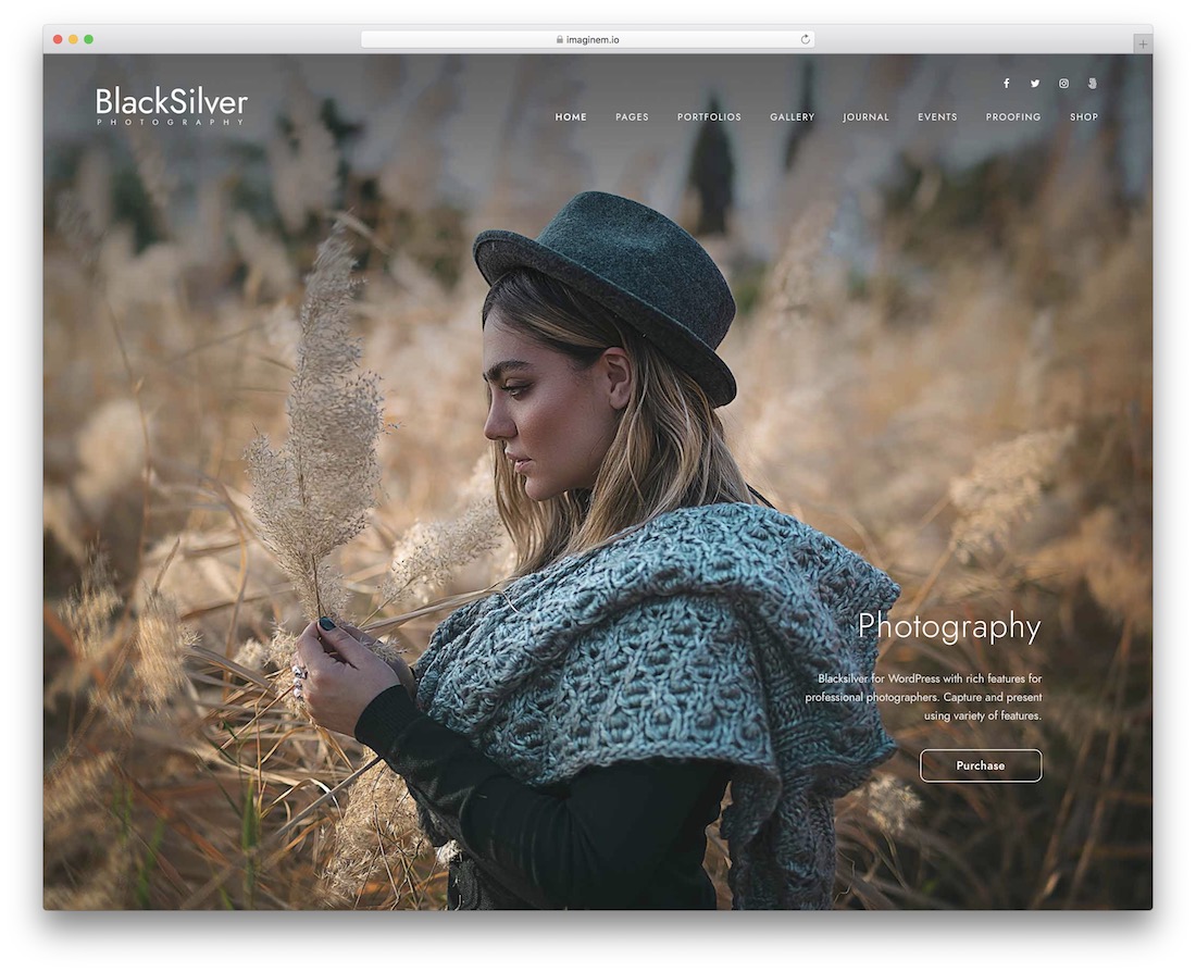 tema de wordpress creativo blacksilver
