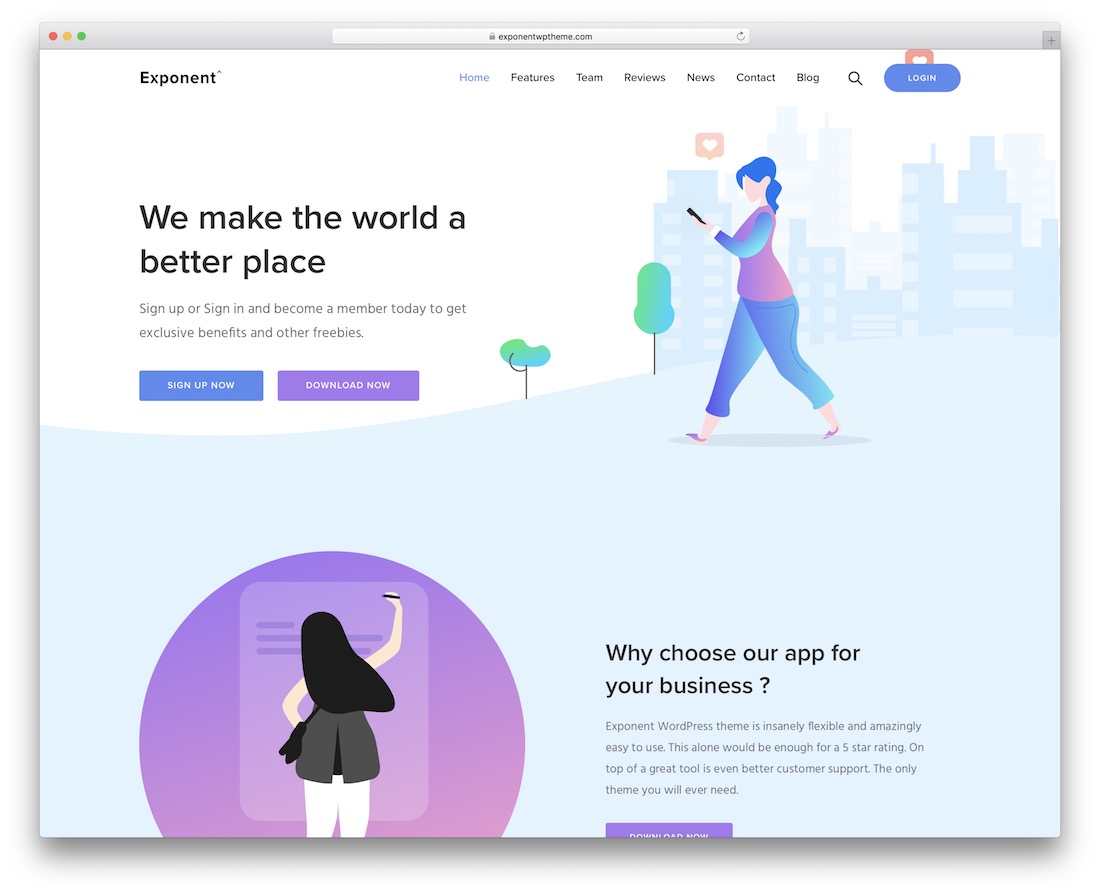 modèle de site Web d'exposant