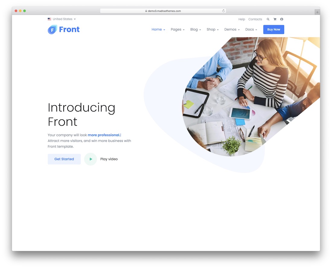 thème bootstrap avant