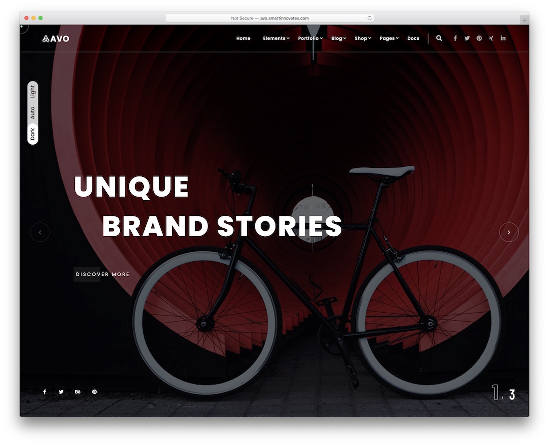 avo 創意 wordpress 主題