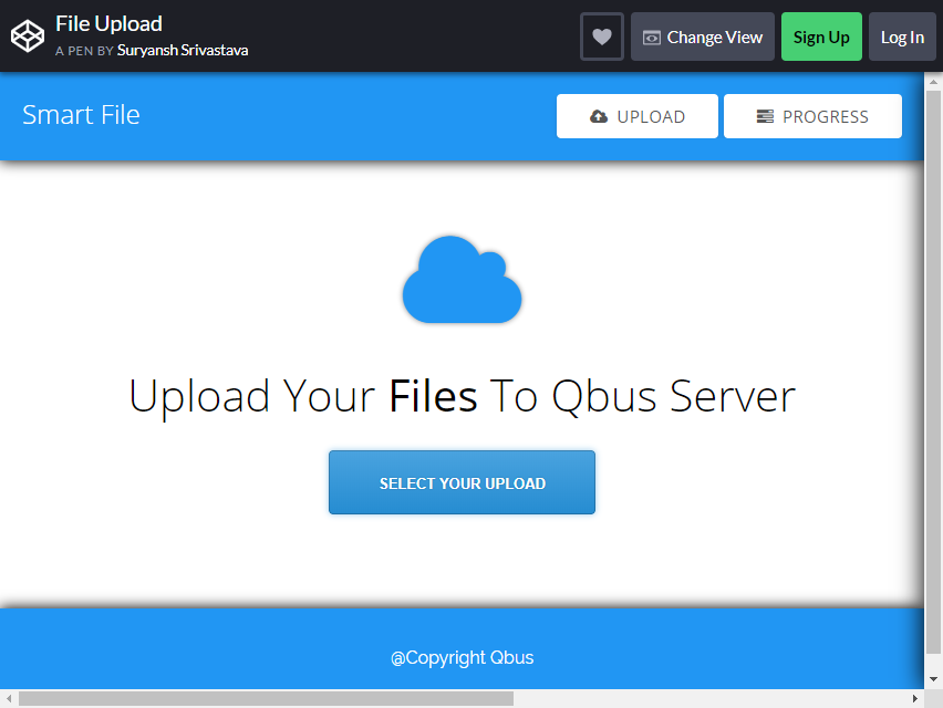 cargas de archivos bootstrap