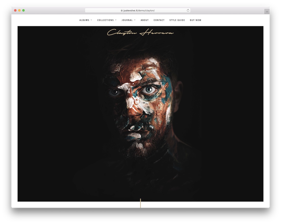 tema galeri wordpress clayton