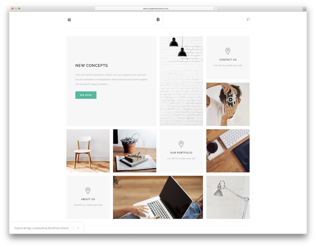 tema galeri jembatan wordpress