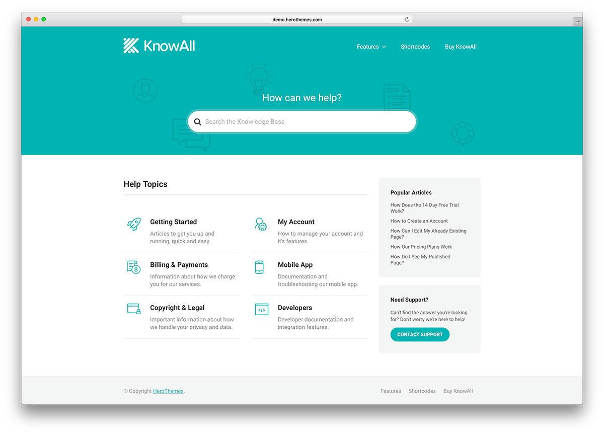 Knowall-knowledge-base-website-template