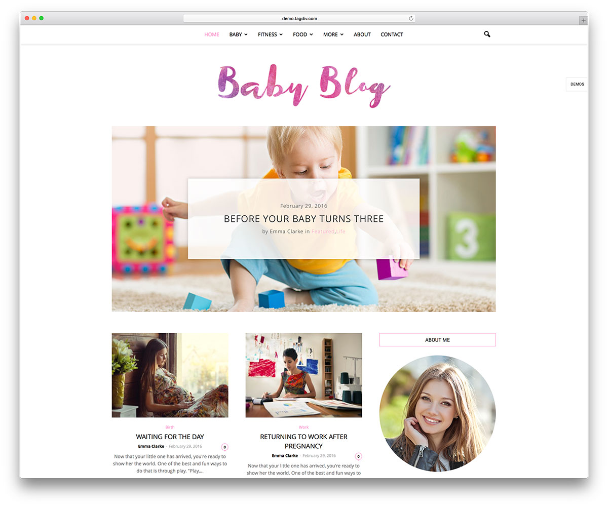 gazete-bebek-blog-wp-website-şablon