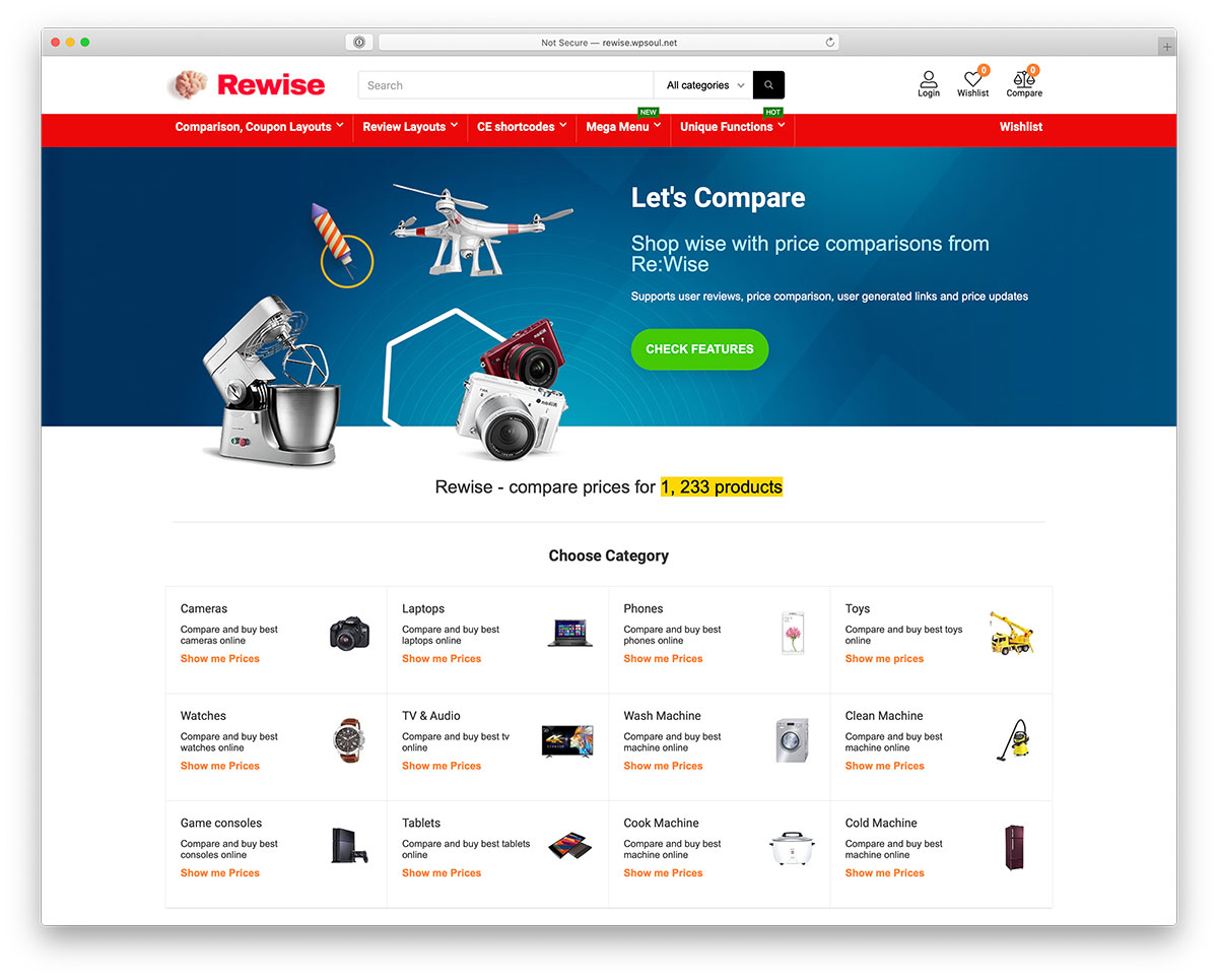 tema WordPress di Amazon