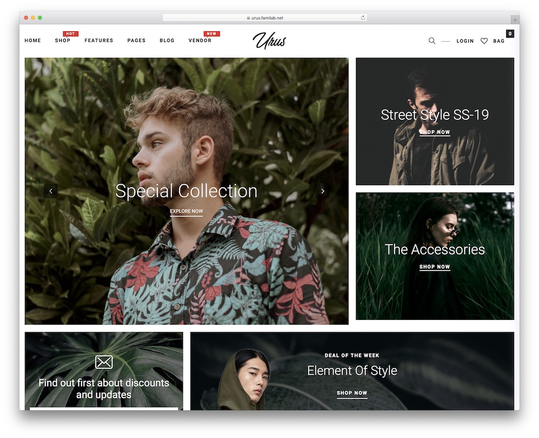 Tema wordpress di affiliazione amazon urus