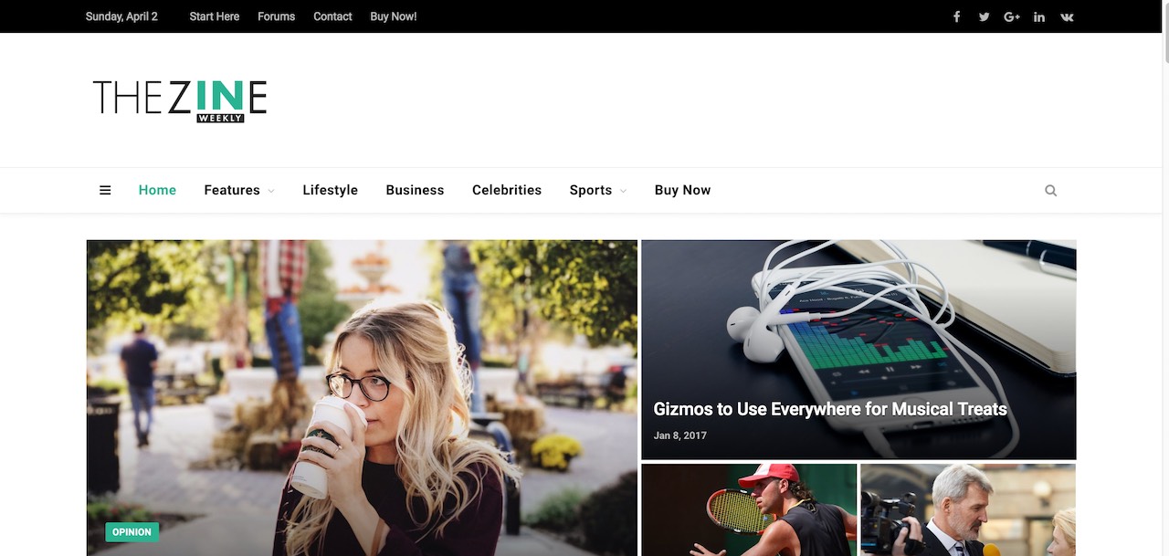 SmartMag - Rivista RTL Website design