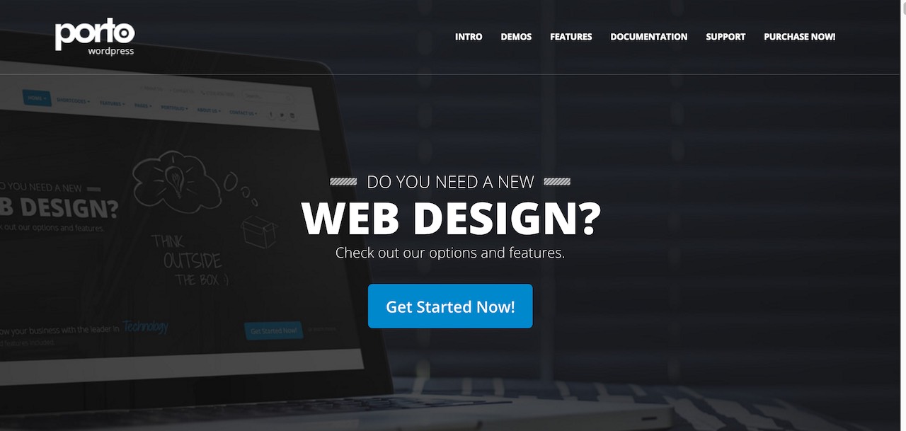 Porto - Tema WordPress RTL multiuso