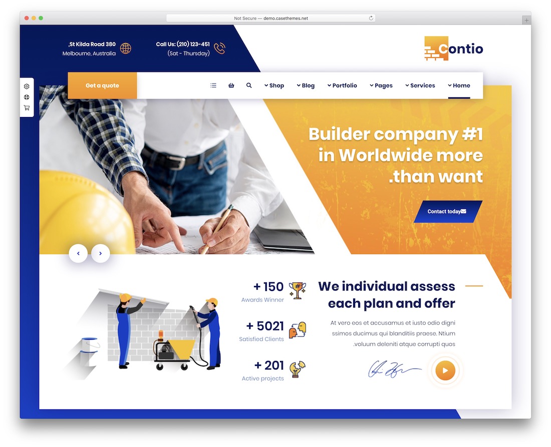 tema wordpress contio rtl