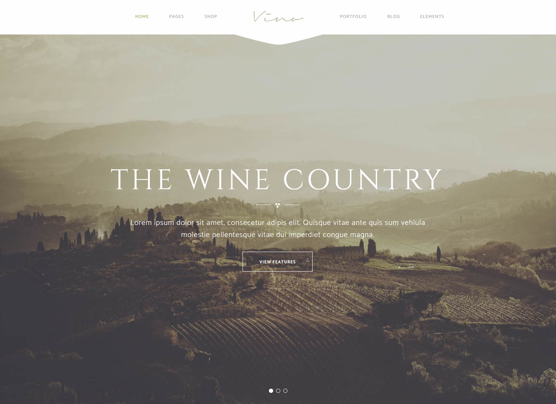Vino - Tema Penyulingan Anggur, Bar Anggur, dan Kebun Anggur