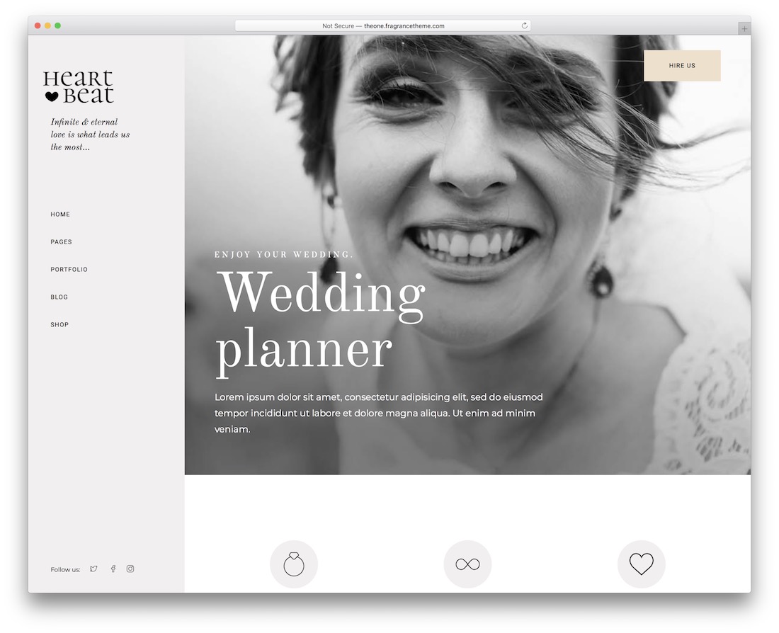 tema wordpress per pianificatore di eventi di battito cardiaco
