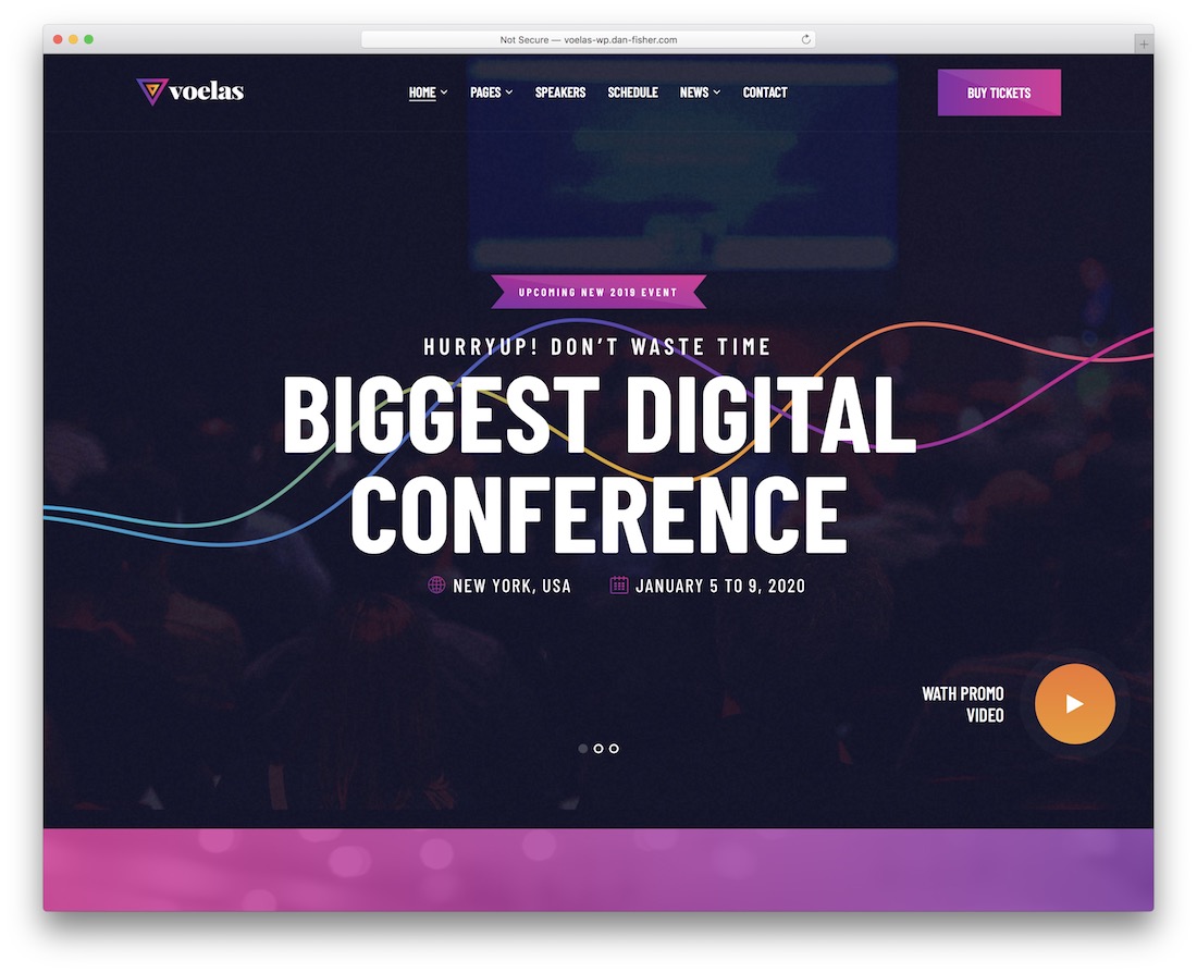 voelas event planner tema wordpress